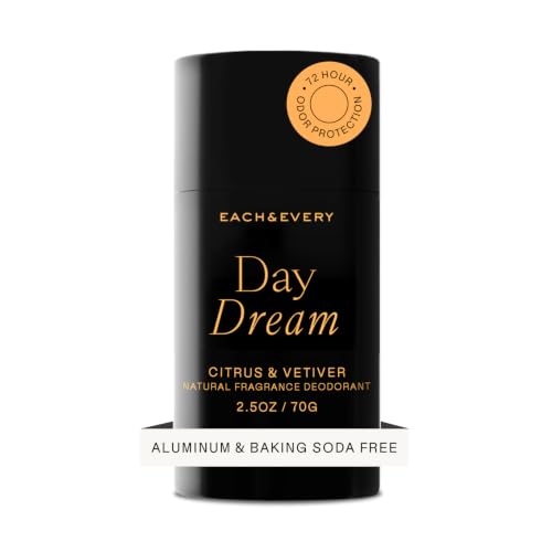 Each &amp; Every Natural Deodorant, EWG Verified &amp; Vegan (2.5oz)