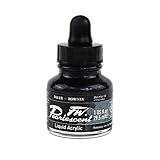 Daler Rowney FW Pearlescent LA Ink 29.5ml 032 Black (Bttl)