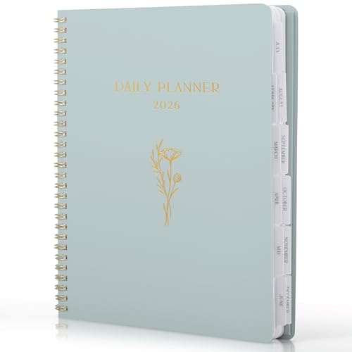 Beautiful 2026 Daily Planner - 7" x 10" Daily Planner