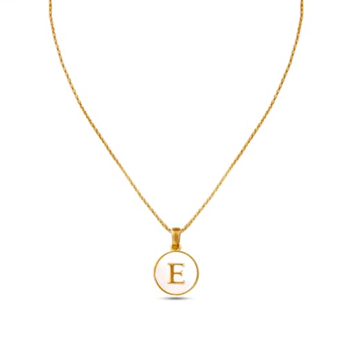 Image of Rubans Demi Fine Stainless Steel Alphabet Pendant CZ Gift for Women & Girls