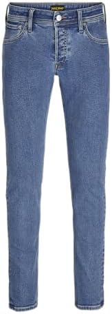 JACK&JONES JJILIAM JJORIGINAL SQ 430 - Jean Homme En Denim Bleu, Taille 31/32 - Marque Danoise, Coupe Classique