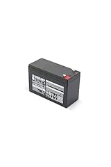 VELAMP Batteria al Piombo Ermetica Ricaricabile 12V 7Ah - Attacchi Faston F1 - Ideale per Sistemi di Backup, Allarme, Videosorveglianza, Antincendio, Domotica e UPS