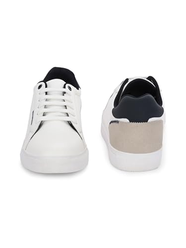 Image of Centrino Women Casual Shoes | Colorblock Sneakers with Ultra Soft Cushion Lace-Up Shoes All-Day Comfort | Trendy & Lightweight Design | Low Top Flat Sole(7611)