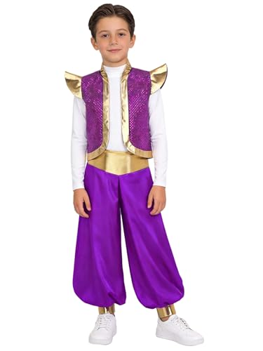 Costume de prince arabe pour enfant confortable pour éviter les irritations