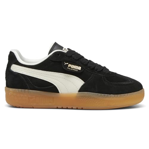PUMA Womens Palermo Moda Xtra Gum Lace Up Sneakers Shoes Casual - Black - Size 9 M