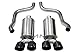 CORSA EXHST Corsa 21012BLK Axle-Back Exhaust (Chevrolet Corvette C6 2009-2013), 1 Pack