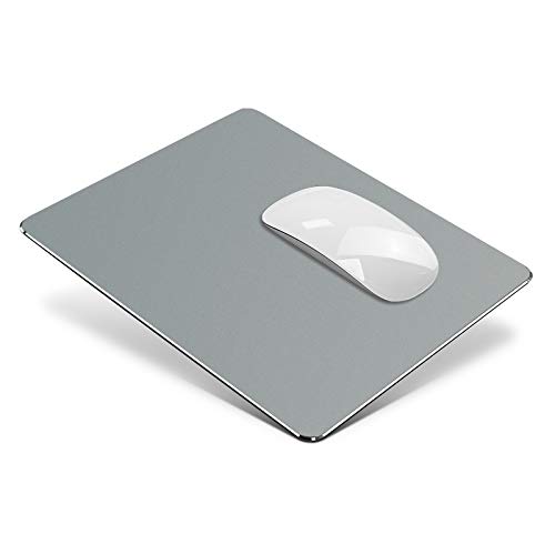 VAYDEER Tapis de Souris Rigide Tapis Souris Mac Design Double Face Lisse et Ultra Mince, Métal Aluminium Mouse Pad étanche Contrôle Rapide et précis pour...