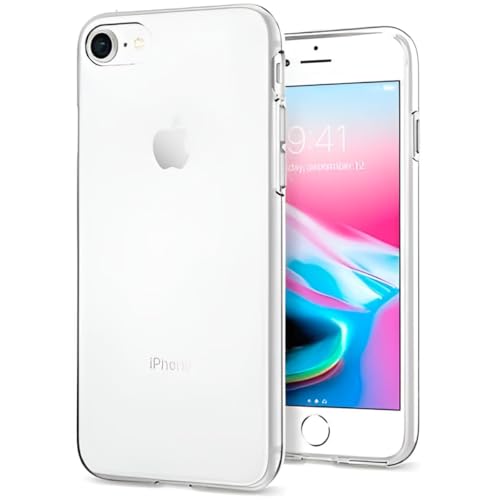 NETONBOX Funda Protector Crystal Case TPU Transparente Silicon Delgado Flexibleфр iPhone 7 / 8 / SE 2020