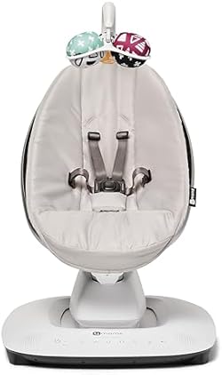 4moms MamaRoo Multi-Motion Baby Swing, Bluetooth Enabled with 5 Unique Motions, Grey