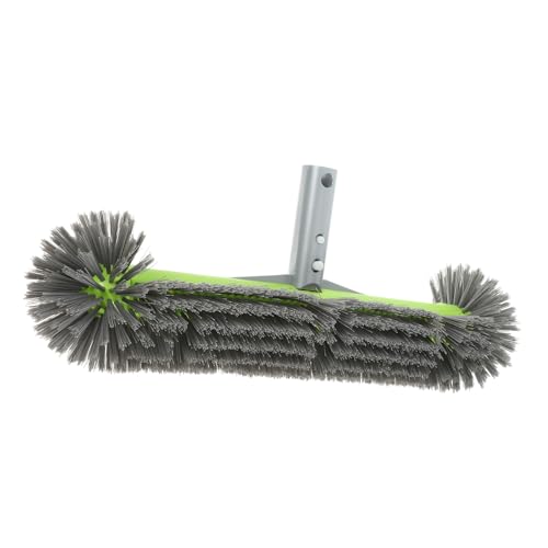 BESTonZON Pool Brush Head with Dense Bristles for Cleaning Heavy Duty Polished Brush Head for Swimming Pools Gardens and Commercial Use