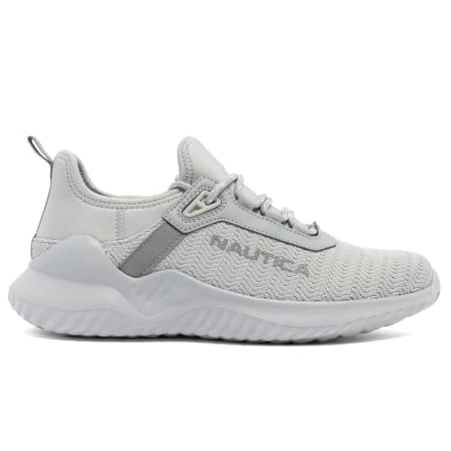 Image of Nautica Women's Casual Fashion Sneakers - Comfortable Walking Shoes with Knit Upper and Cushioned Support