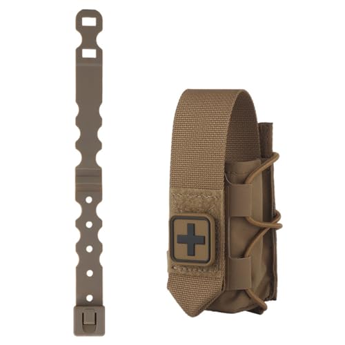 Pochette médicale tactique Molle compacte couleur marron pour vos sorties bushcraft et survie