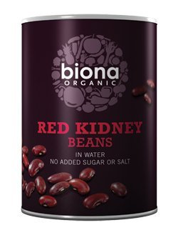 Biona Organic Red Kidney Beans 400g - Pack of 6