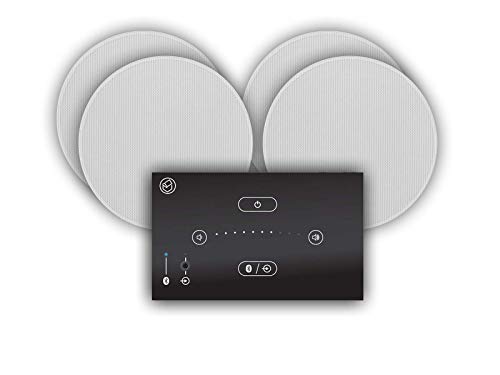 Systemline E50 Built-In Bluetooth Hi-Fi Speaker System and Q Acoustics Qi65CB Ceiling Speakers (2 Pair 6.5
