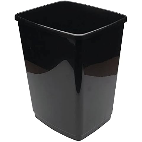 2WORK 2W02383 Swing Bin Base Only, 30 L, Black Cover