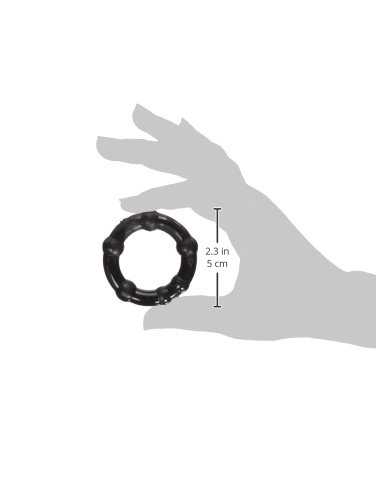 Shibari Triton Enhancement Pleasu-Rings Black With Knubbs #TOP4