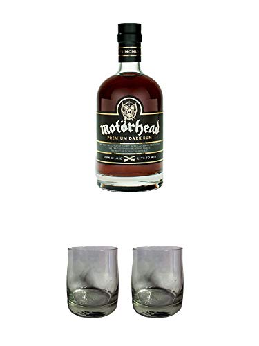 Motörhead RUM 0,7 Liter + Rum Glas 1 Stück + Rum Glas 1 Stück