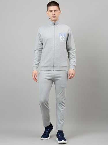 Image of Men's Winter Fleece Tracksuit | Zip-Up Sweatshirt & Track Pants, Soft Fleece Fabric, Warm 2-Piece Sportswear for Gym, Streetwear & Casual Wear |FTS-60