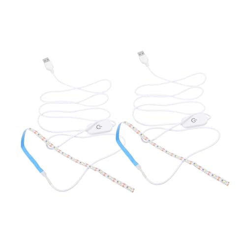 Healifty luces LED en tira flexible USB, 2 piezas miniatura 1