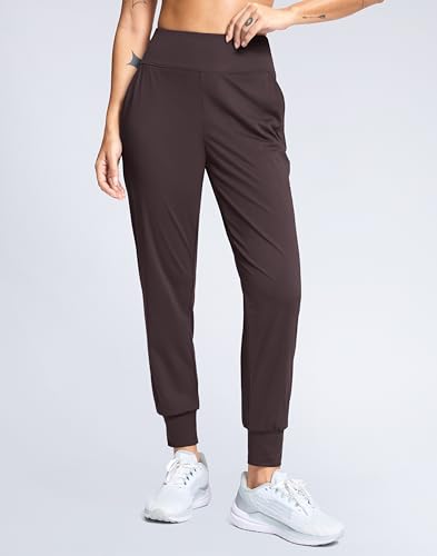 Image of SANTINY Women's Joggers Pants with Pockets Lightweight High Waisted Athletic Gym Workout Pants for Women Yoga Travel