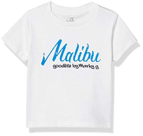Marky G Apparel Boys' Printed Malibu Graphic Cotton Jersey T-Shirt