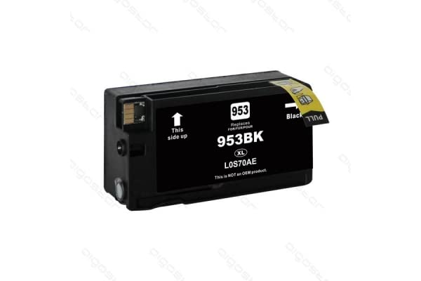FasaWorld   Compatible HP 953XL 957XL V7 Negro Cartucho DE Tinta PIGMENTADA REMANUFACTURADO L0S70AE L0S58AE L0R40AE 56 ml   HP HI 953XLBK(PG) Remanufacturado