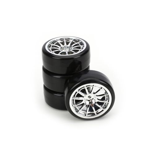 Integy RC Type IV Complete Wheel & Tire Set (4) for Drift Racing