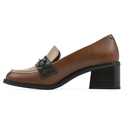 Image of WHITE MOUNTAIN Women's Nacho Block Heel Loafer