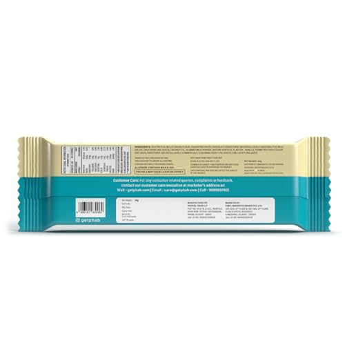 Image of Phab Millet Wafers - Cookies & Cream | 10g Protein | 0 Sugar, No Maida, No Preservatives, No Trans Fat | Millet Goodness (Bajra) | Gluten-Free Healthy Snack | Desk-to-Gym Snack | Pack of 10
