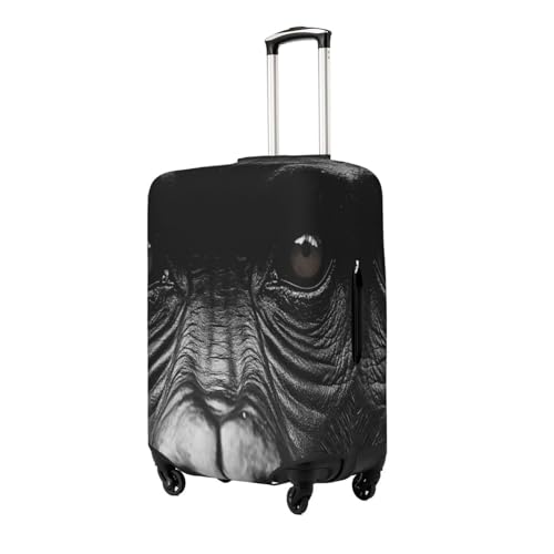 The Silent Gorilla Durable Luggage Cover Suitcase Protector Anti-Scratch Luggage Cover Fits 18-32inch Luggage, Black, L2