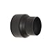 Produktbild Rauchrohr Ofenrohr Reduktion 150mm auf 120mm schwarz metallic Kaminrohr Reduzierung