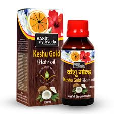 Basic Ayurveda Keshu Gold Hair Growth Oil – 100ml (Pack of 3) | Herbal Scalp Nourishment & Hair Fall Control with Natural Extracts-image-12