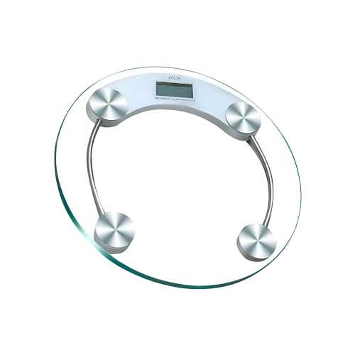 Digital Body Weight Scale,Digital Bathroom Tempered Glass Scale,LCD Display High-Precision Measurement Technology
