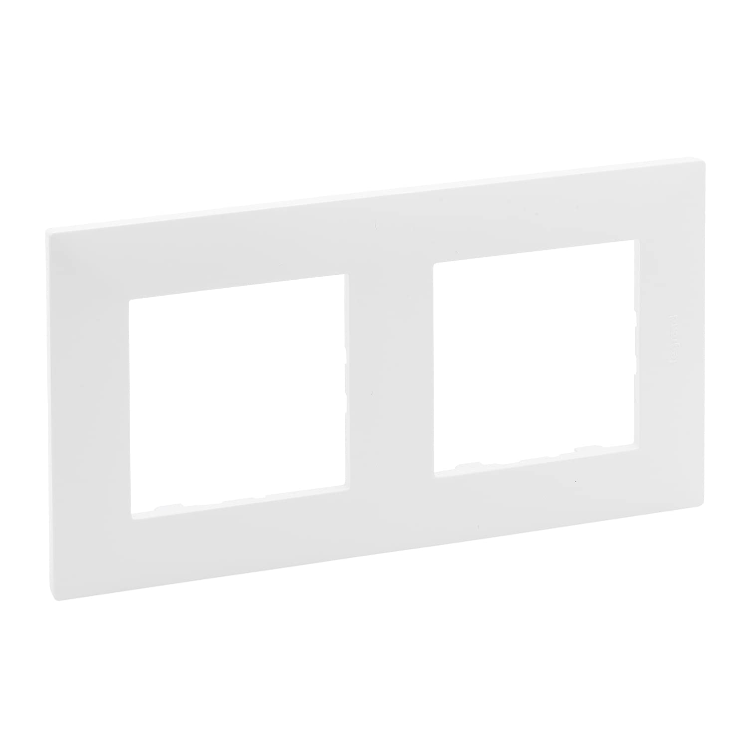 Marco 2 elementos Legrand 864172 serie Niloe Step Blanco Mate