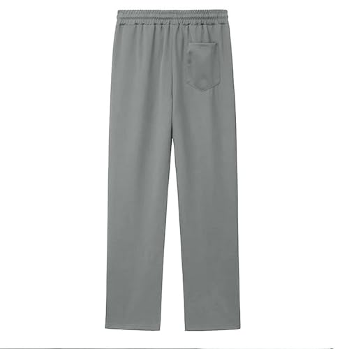 WENKOMG1 Patchwork Sweatpants for Men Elastic Waist Drawstring Loose Fit Joggers Lightweight Casual Active Running Pants4