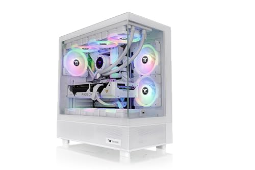 Gabinete Thermaltake View 270 TG ARGB Mid Tower para PC - Blanco con Vidrio Templado y Ventilador ARGB Preinstalado miniatura 5