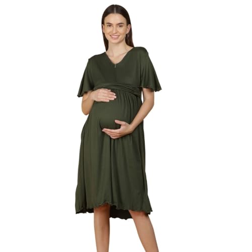 Image of Morph Maternity | Maternity Dresses for Women | Fits During Pregnancy & Post Pregnancy | Back Tie to Adjust