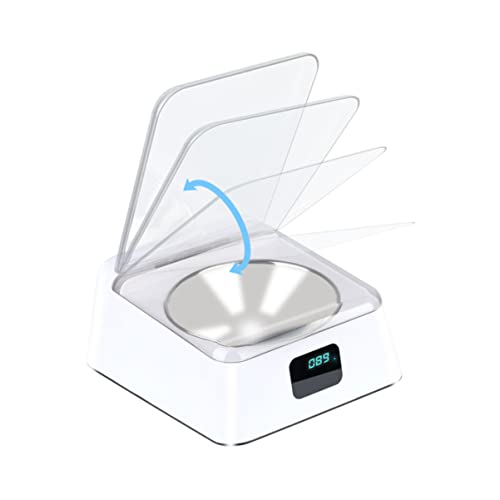 BESPORTBLE 1Stück Automatischer Infrarot Induktions Futterautomat für Katzen und Futterspender mit Großer Kapazität Sichere und Geruchlose...