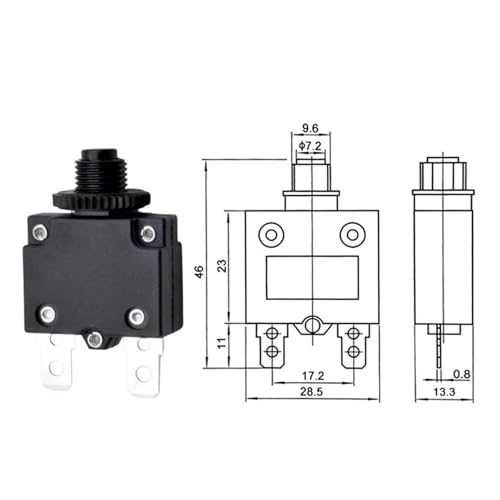 Disjoncteur MR1 5A évite la surchauffe électrique avec capot - 6