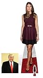 Fan Pack - Melania Trump First Lady Lebensgrosse und klein Pappaufsteller - mit 25cm x 20cm foto