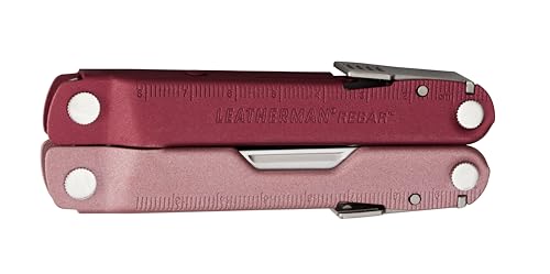 LEATHERMAN, Rebar Multitool with Premium Replaceable Wire Cutters and Saw, Heathered Cranberry - Image 4