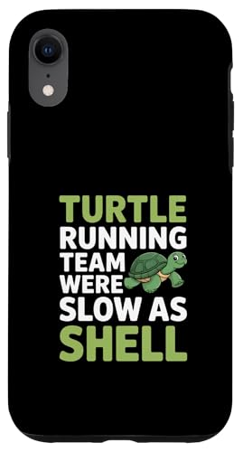 Funny Slow as Shell Turtle �����j���O�`�[���̌��t �X�}�z�P�[�X iPhone XR �p