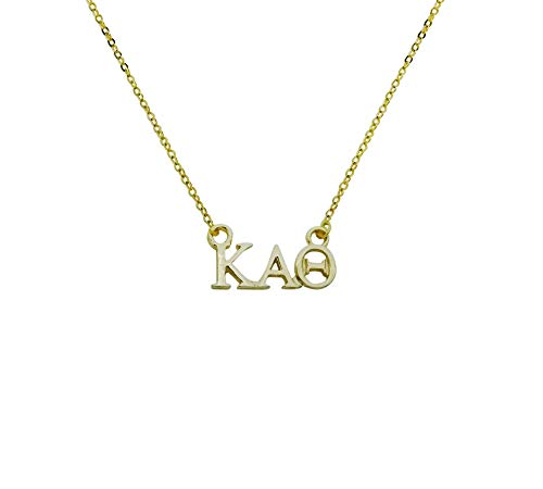 Kappa Alpha Theta Greek Sorority Lavalier Necklace Pendant Sorority Floating Necklace