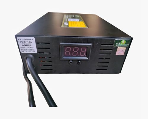 Image of Lithium Battery Charger 48 Volt to 84 Volt 6 amper with Digital dispaly auto cutpff for E-scooty E-rikshwa (60 Volt 10 amper)