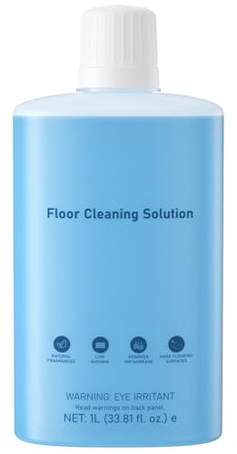 VILLAPOOL Floor Cleaning Solution Compatible with Roborock Robot Vacuums with Mopping and Wet Dry Vacuum Deep Cleaning Formula for Hardwood Tile & Laminate Floors 1L (33.8 fl oz)