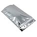 FERENLI 100Pcs Stand Up Clear Front Zipper Lock Resealable Aluminum Mylar Foil Plastic Packaging Bag for Zip Heat Sealable Aluminum Foil Lock with Tear Notch Long Term Food Storage (3.9x5.9 inch)