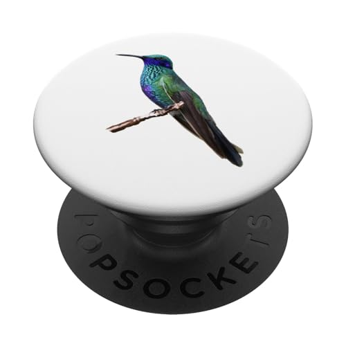 Camisa de colibrí hermoso colibrí de Rivoli PopSockets PopGrip Adhesivo