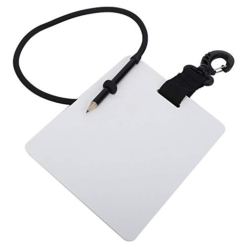 fuwinkr Underwater Notebook, Lightweight Diving Writting Slate, Plastic for Taking Notes Marking