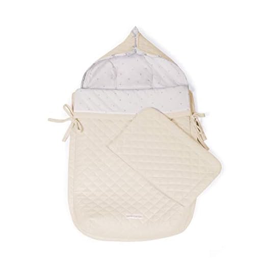 Pasito a Pasito. Saco Cuco María. Saco de Dormir Uso Universal para Grupo 0. Manta 3 en 1 Ideal para Cubrir el Carrito, portabebé y Silla de Paseo. Incluye Almohada. Color Beige.