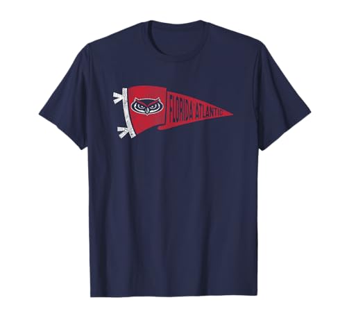Florida Atlantic Owls Pennant Vintage Officially Licensed T-Shirt
